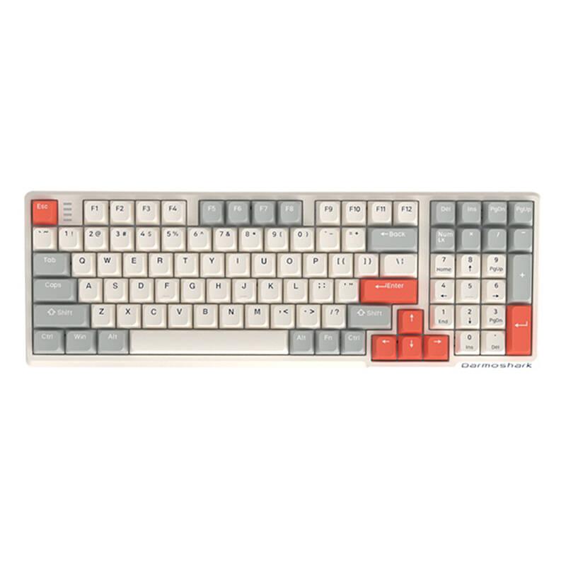 Darmoshark Herní klávesnice K7 PRO (bílá)