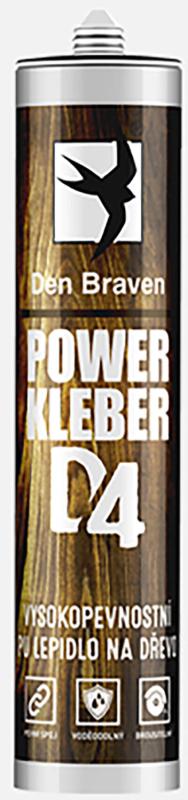 Den Braven Lepidlo montážní 300ml BÉŽ voděodolné POWER KLEBER, D4