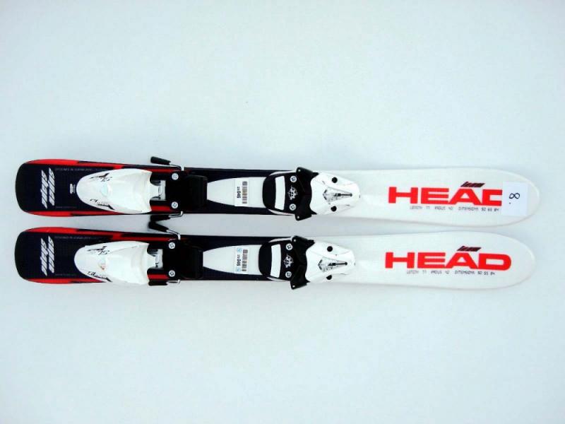 Detské lyže Head Supershape Team 77 cm + viazanie