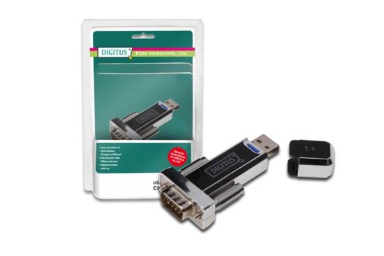 Digitus převodník USB na RS232 USB1.1, RS232 chipset PL2303RA