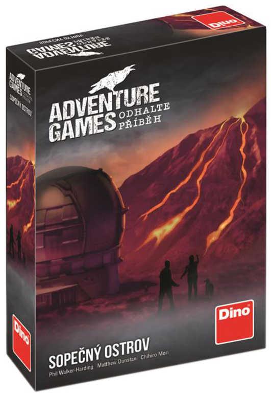 Dino Adventure Games Sopečný ostrov Párty hra (společenská hra)