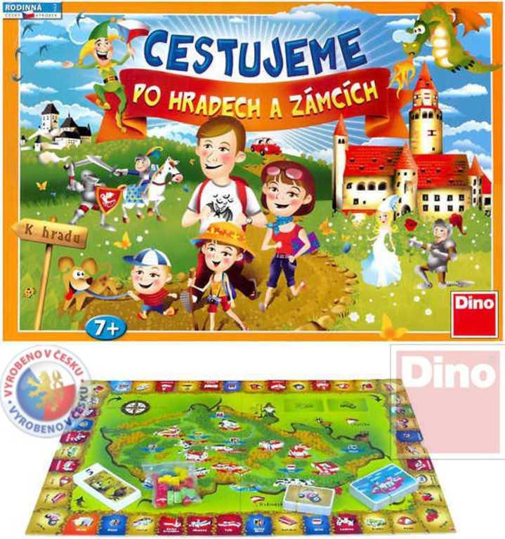 Dino Hra Cestujeme po hradech a zámcích (společenská hra)
