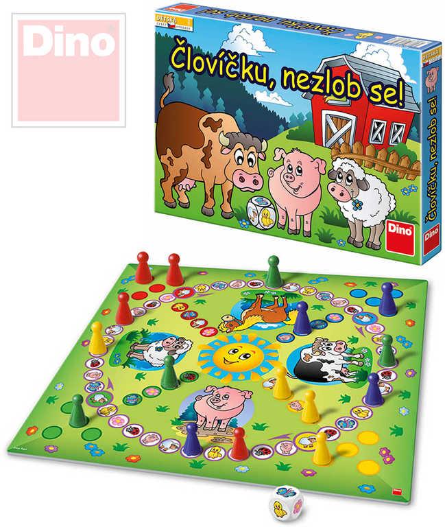 Dino Hra Človíčku nezlob se! obrázková kostka (společenská hra)