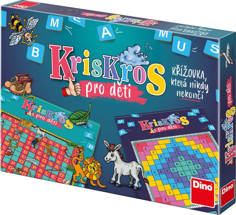 Dino Hra Kris kros pro děti (společenská hra)
