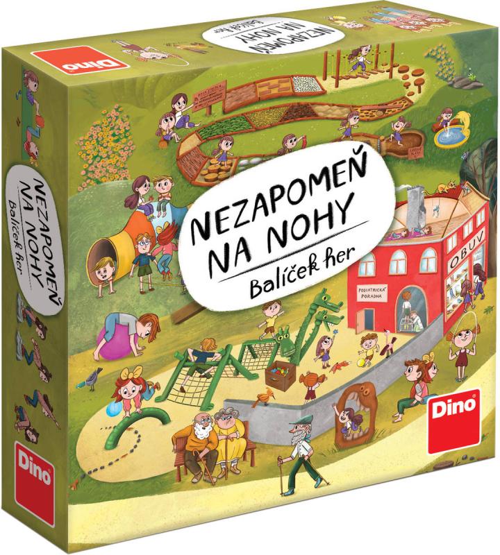 Dino Hra Nezapomeň na nohy (společenská hra)