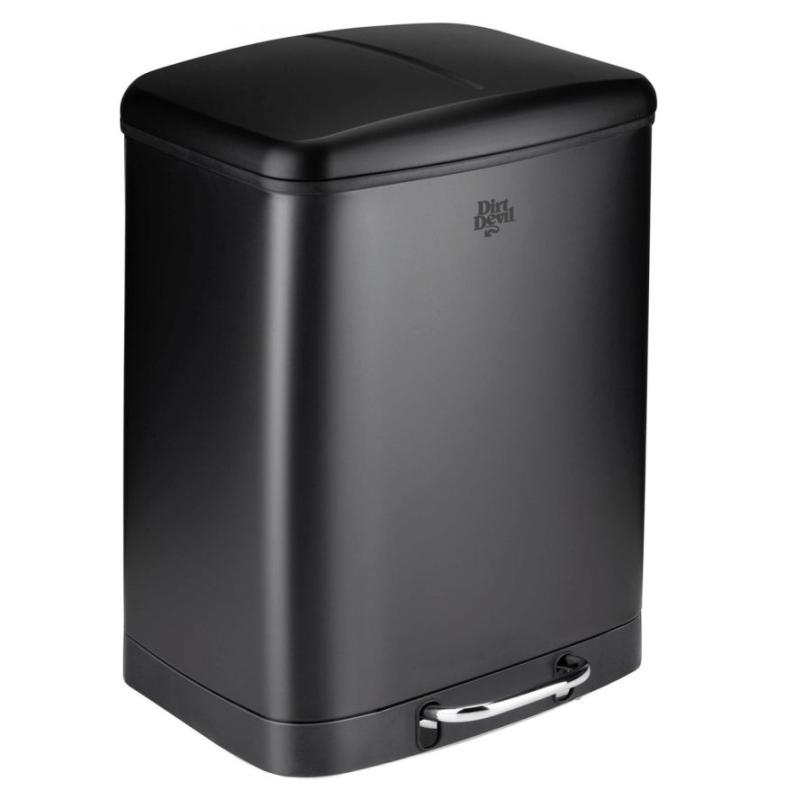 Dirt Devil Odpadkový koš na tříděný odpad 2 x 12 l tiché zavírání černá
