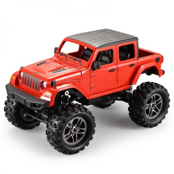 Double Eagle RC Crawler Jeep Wrangler Pickup 1:14 2,4 GHz - Červená