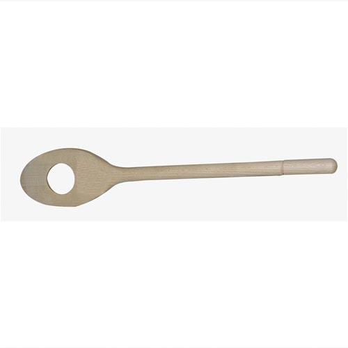 Dřevotvar Vařečka oválná 30cm kul.otvor dřev.