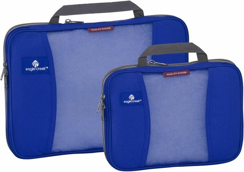 Eagle Creek sada obalov Pack-It Compression Set S/M blue sea
