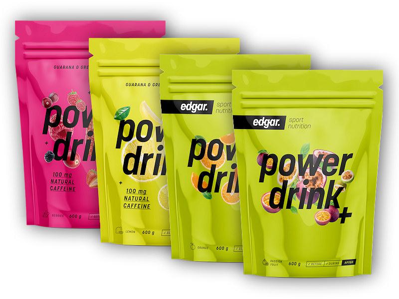 Levně Edgar Powerdrink+ 600g - Citron