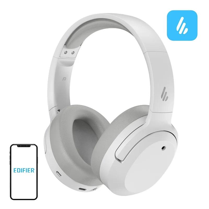 Edifier Bezdrátová sluchátka W820NB, ANC (bílá)