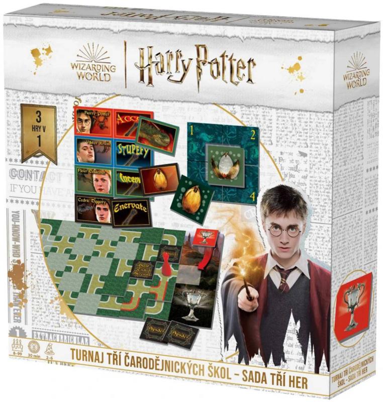 Efko Hra Harry Potter Turnaj tří čarodějnických škol 3v1 (společenská hra)