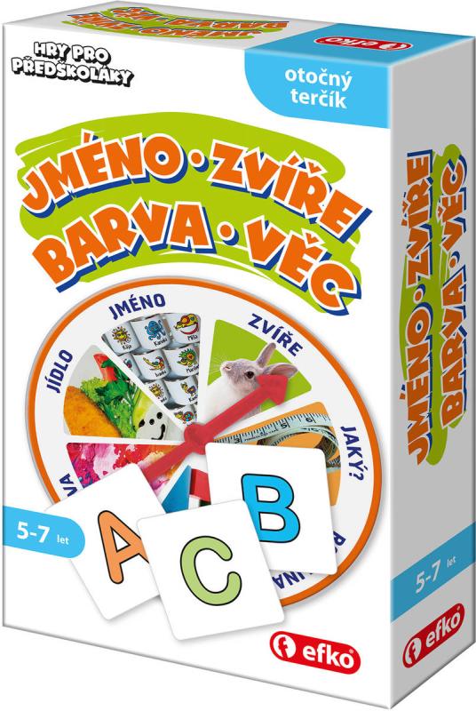 Efko Hry pro předškoláky Jméno Zvíře Barva Věc (společenská hra)