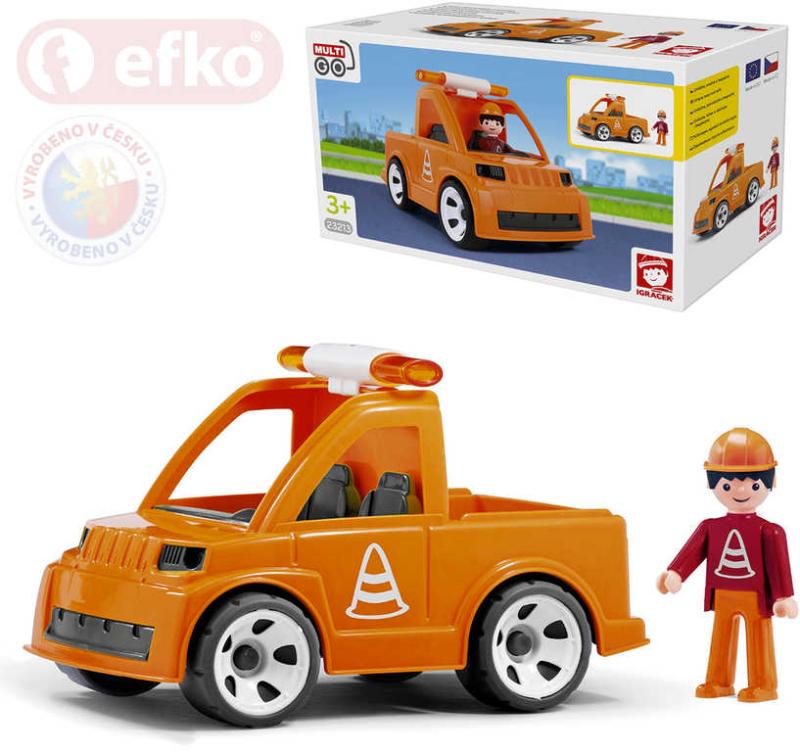 Efko IGRÁČEK MultiGO Set auto vozidlo silniční údržby s cestářem (stavebnice)