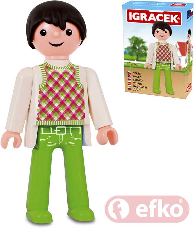 Efko IGRÁČEK Strýček figurka 7,5cm rodina v krabičce (stavebnice)