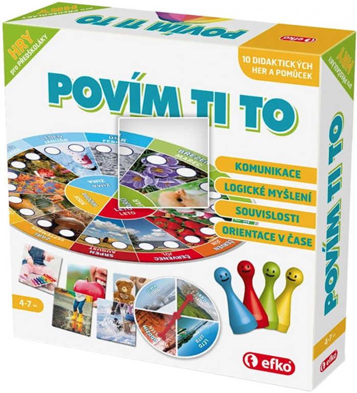 Efko Soubor her Povím ti to 10 didaktických her a pomůcek v krabici