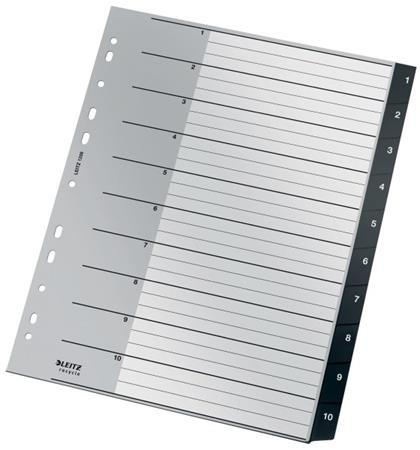 LEITZ Ekologické rejstříky RECYCLE 1-10 A4 PP