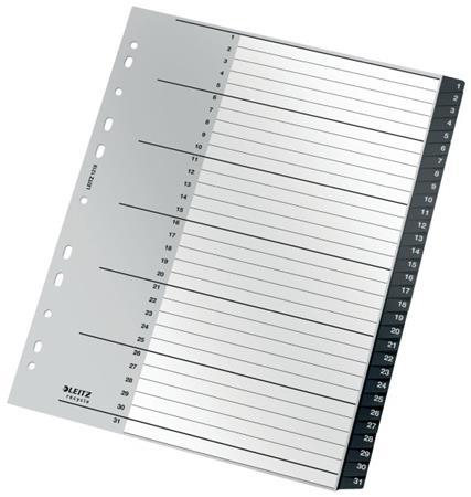LEITZ Ekologické rejstříky RECYCLE 1-31 A4 PP