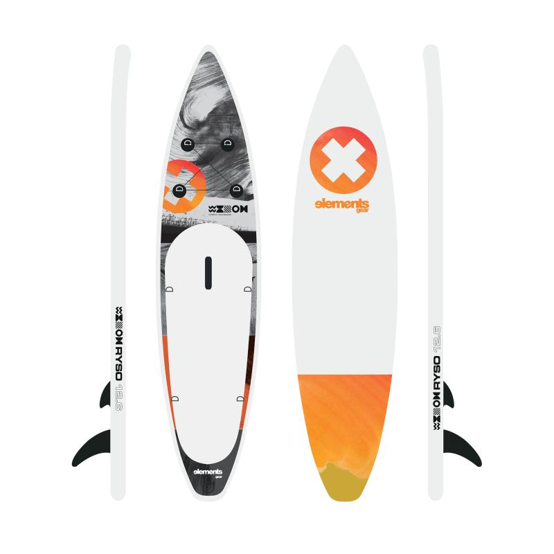 Elements RYSO 12.6 grey 2025 paddleboard set + pádlo a pumpa