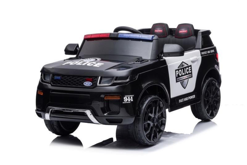 ELJET Detské elektrické auto polícia SUV čierna Li-Ion