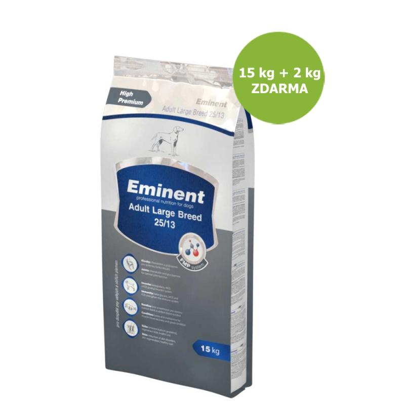 Eminent Dog Adult Large breed 15 kg + 2 kg ZDARMA