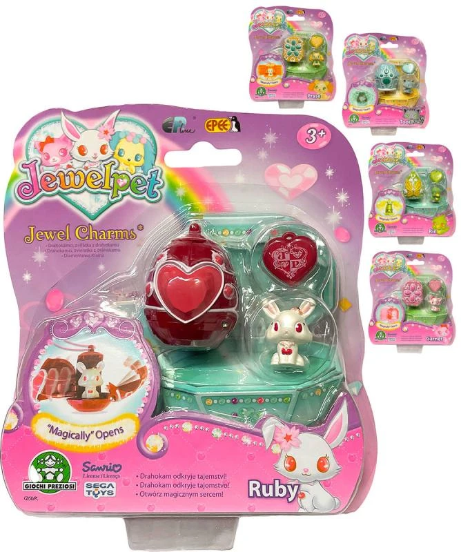 EPEE EP Line Jewel Pet blister set zvířátko drahokámek s domečkem různé druhy