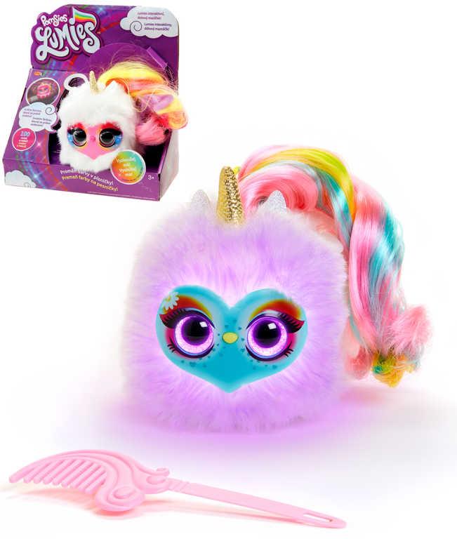 EP line Lumies zvířátko interaktivní mění barvu na baterie Světlo Zvuk PLYŠ