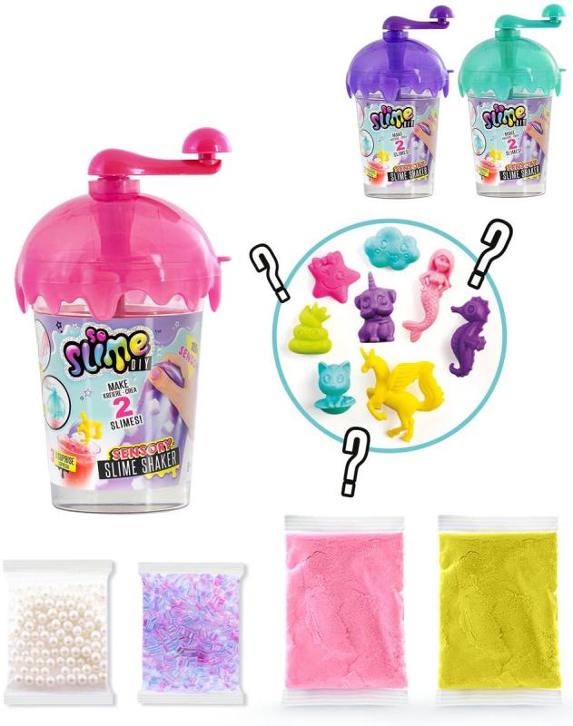 EP line So Slime Shaker kelímek kreativní set výroba slizu se třpytkami 3 barvy