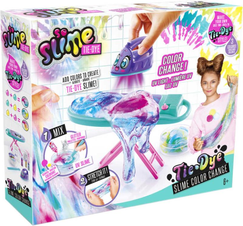 EP line So Slime sliz duhový žehlení mění barvu na baterie UV Světlo