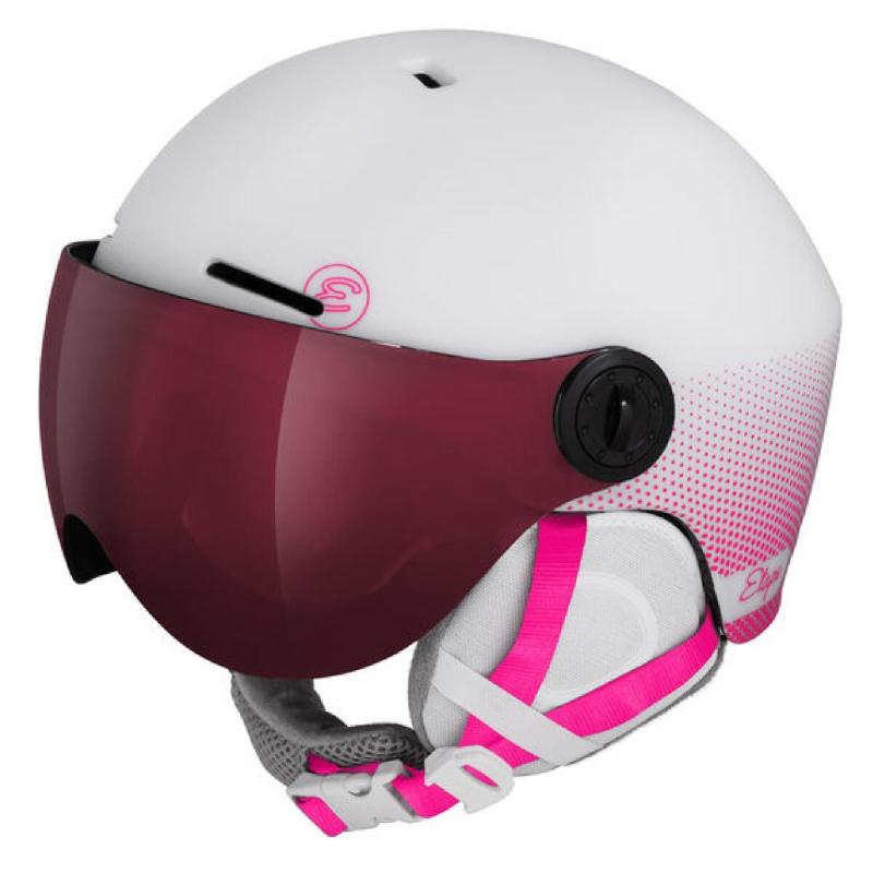 Etape Speedy PRO dětská lyžařská helma bílá-růžová