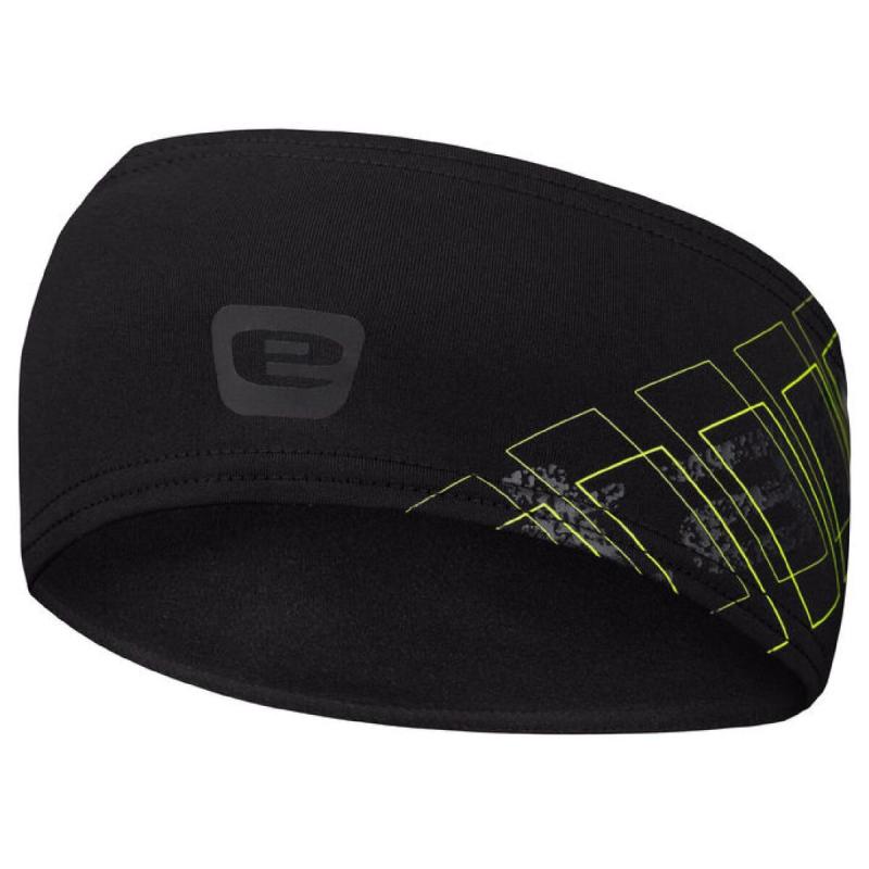 Etape Stix sportovní čelenka černá-žlutá fluo