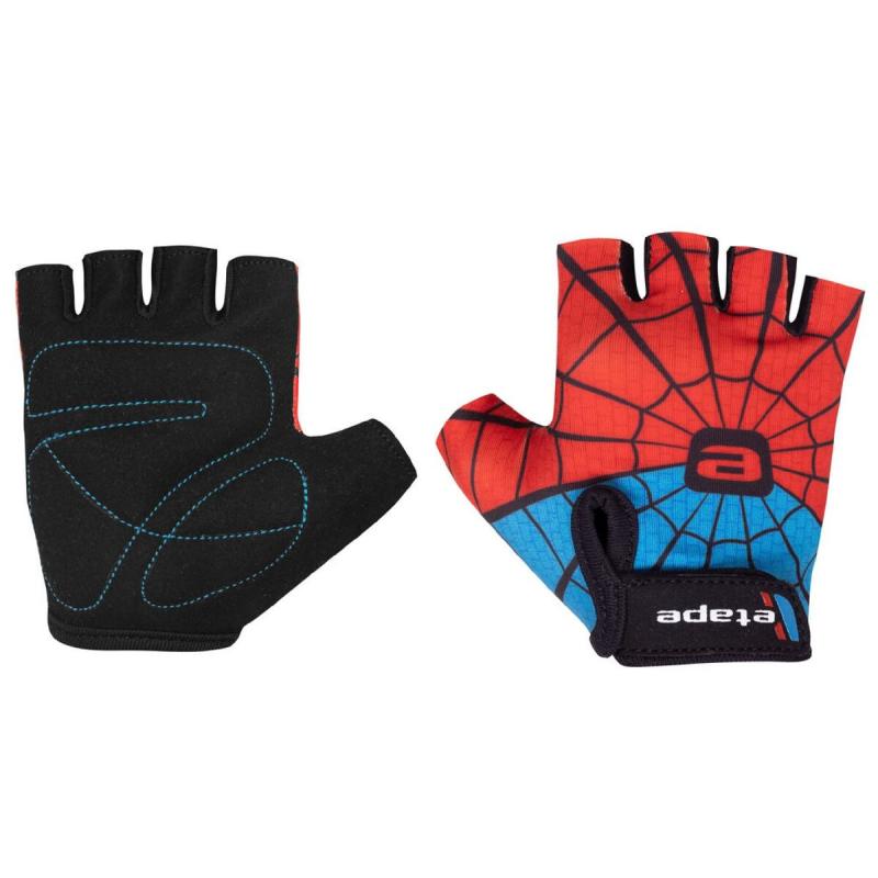 Etape Tiny dětské cyklistické rukavice červená-modrá