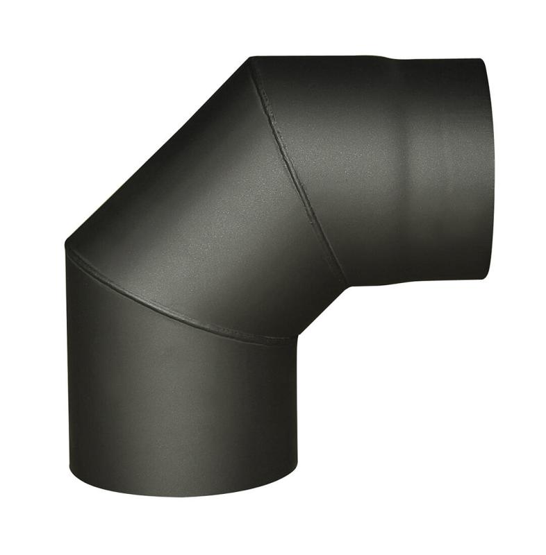Eurometal Koleno kouřové 125mm/90st.t.1,5mm ČER
