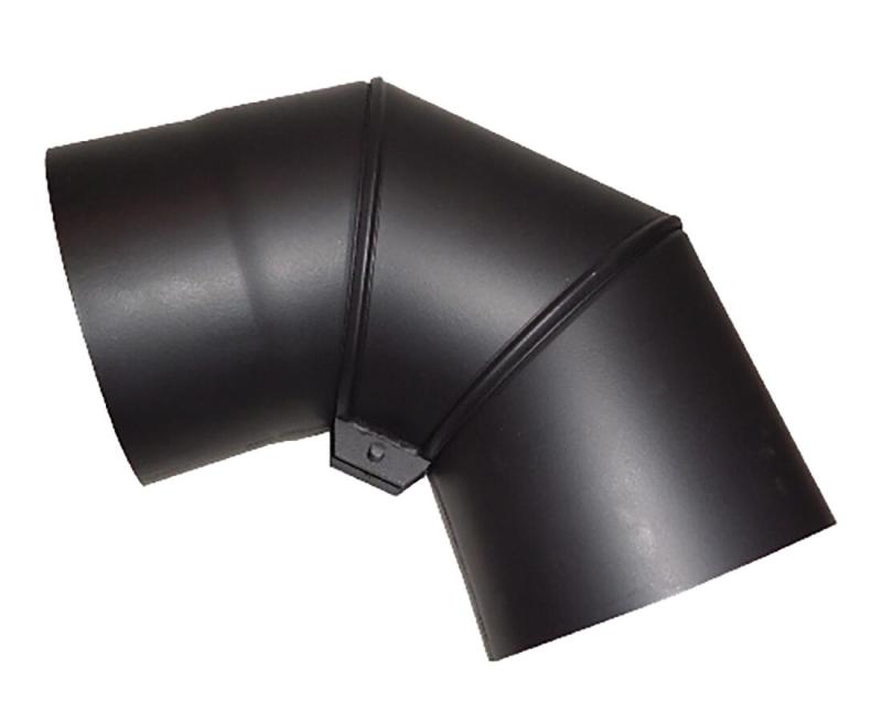 Eurometal Koleno kouřové otočné 150mm/90st.t.1,5mm ČER
