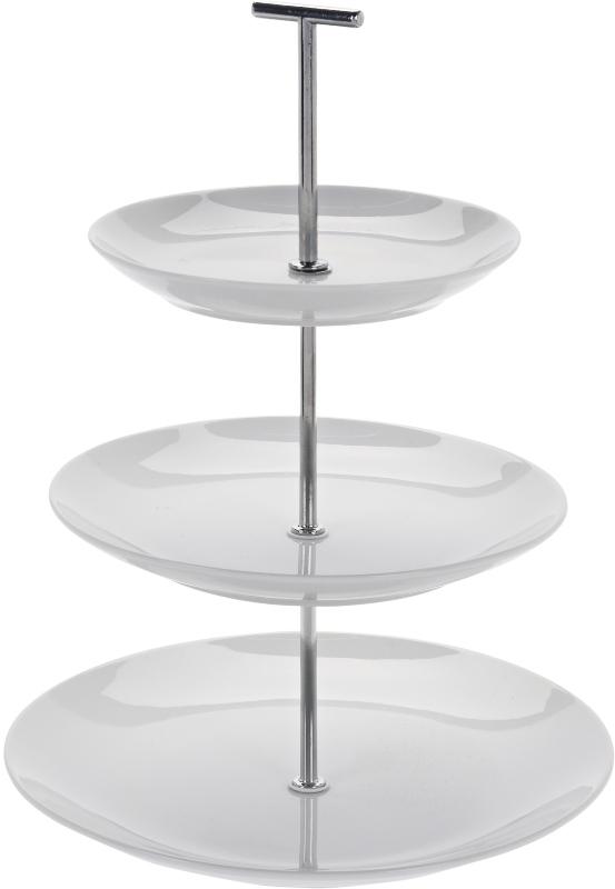 Excellent Etažér porcelánový 3 patra