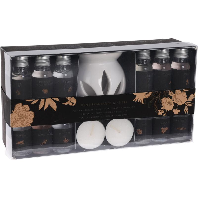 Excellent Houseware Aroma lampa a vonné oleje sada 15 ks
