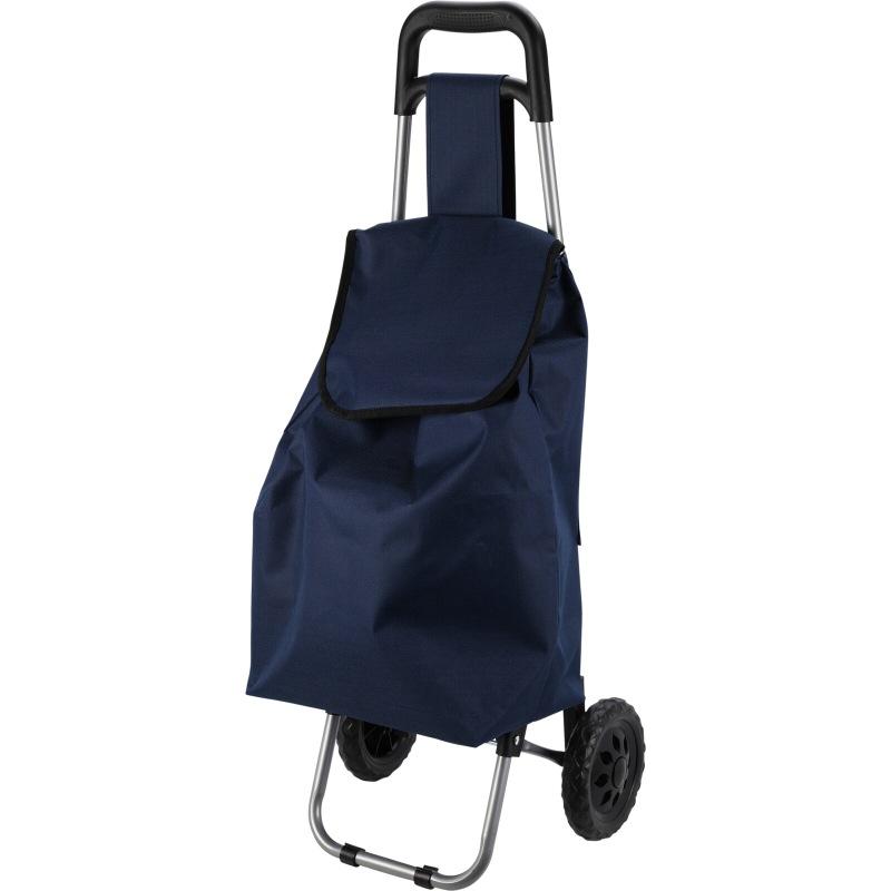 Excellent Houseware Nákupní taška na kolečkách 33 l modrá