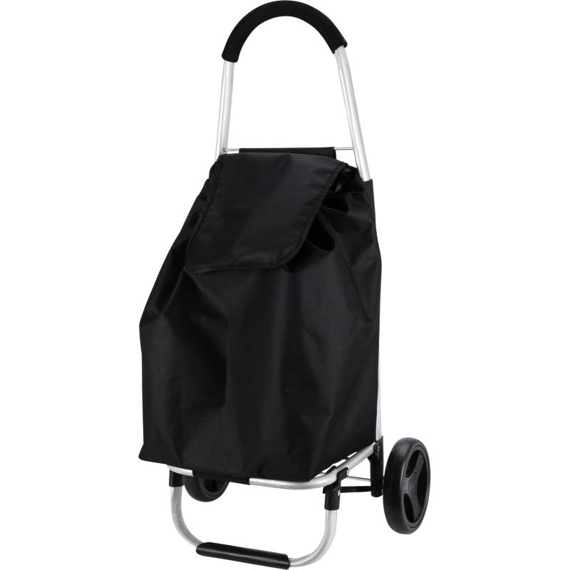 Excellent Houseware Nákupní taška na kolečkách 53 l černá