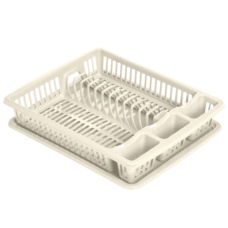 Excellent Odkapávač na nádobí plast 46 x 36,5 x 8 cm béžová