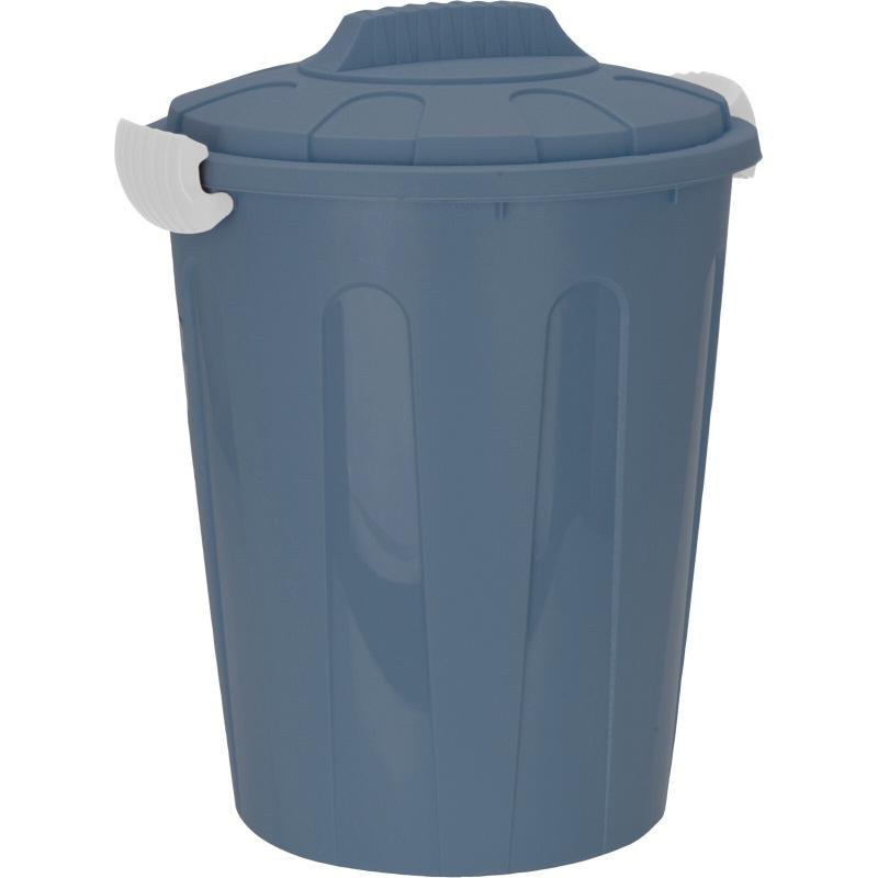 Excellent Plastový odpadkový koš s víkem 23 l modrá