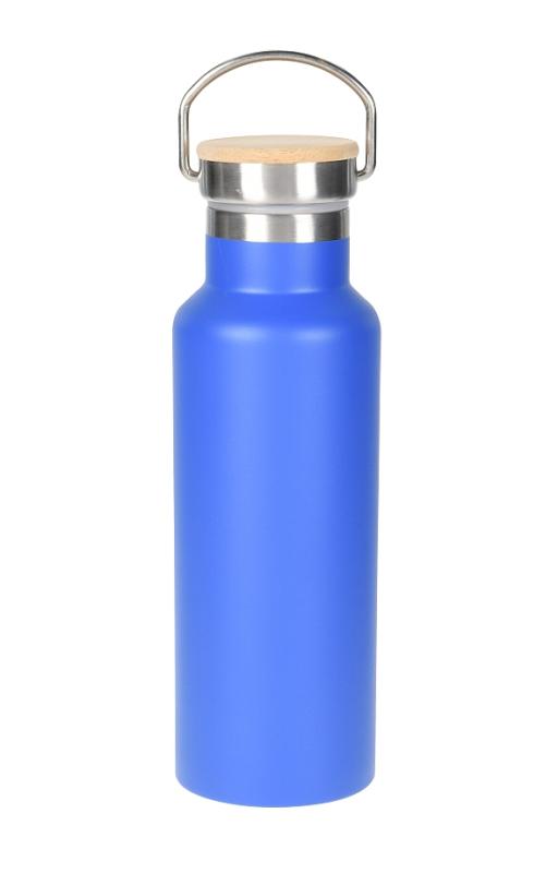 Excellent Termoska dvoustěnná s rukojetí 0,5 l modrá