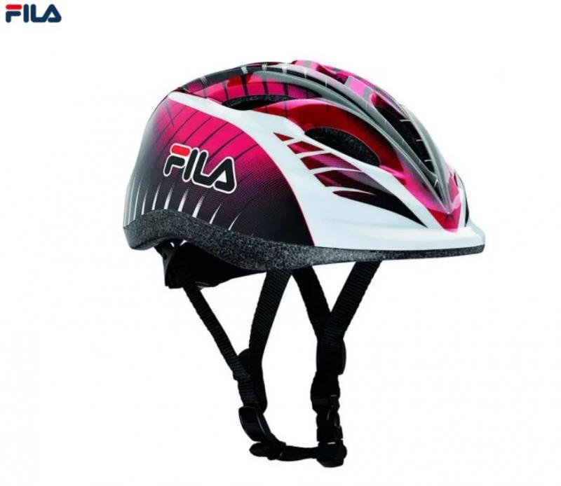 Levně Fila Dětská helma Junior Helmet Boy - červená, 47-51cm, XS