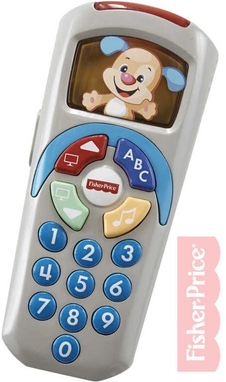Fisher Price Pejskův baby ovladač naučný CZ na baterie Světlo Zvuk
