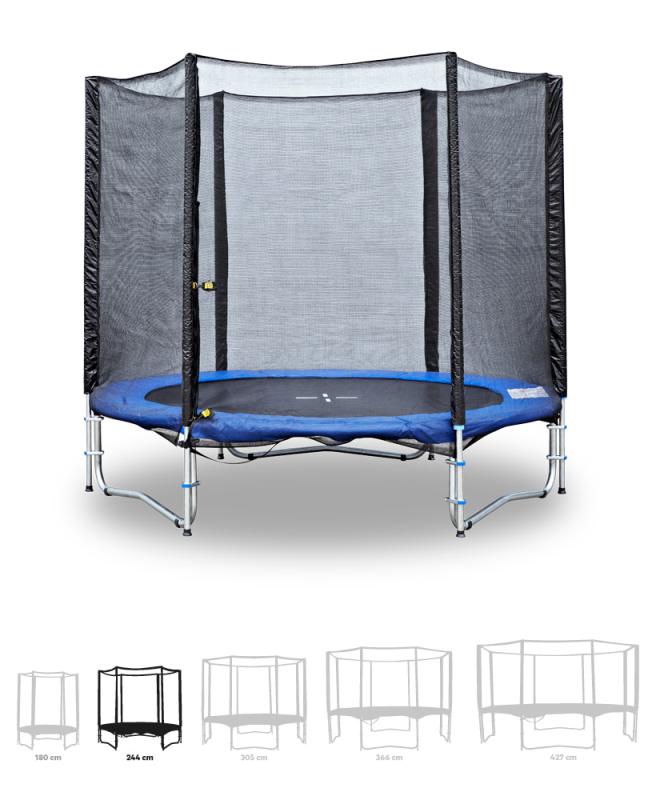 Fitness King Trampolína 244 cm + ochranná sieť