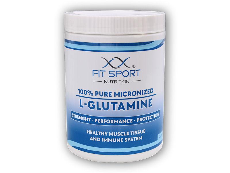 FitSport Nutrition 100% Pure Micronized L-Glutamine 550g