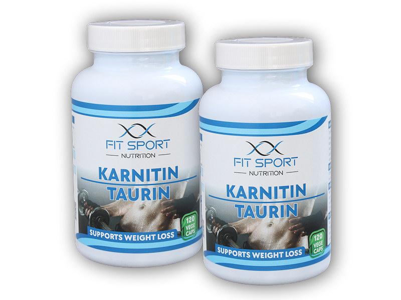 Fit Sport Nutrition 2x Karnitin Taurin 120 vege caps