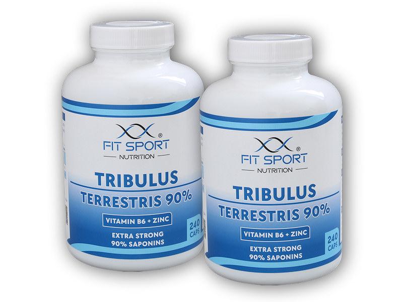 FitSport Nutrition 2x Tribulus Terrestris 90% + Vitamin B6 + Zinc 240 caps