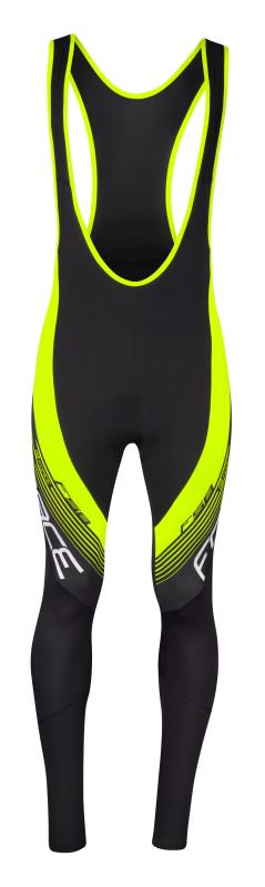 Force F58 černo-fluo cyklokalhoty se šráky bez vložky