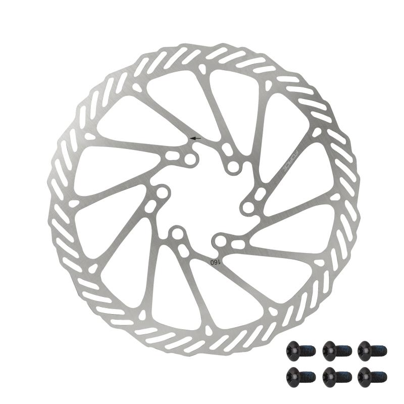 Force Brzdový kotúč Force-2 160 mm, 6 dier, strieborný