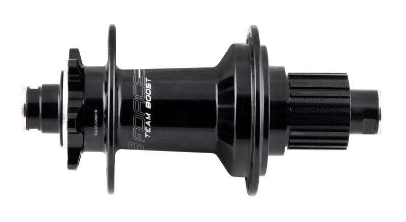 Force Náboj zadní F.TEAM BOOST X12, 6 děr k. 32děr, čer